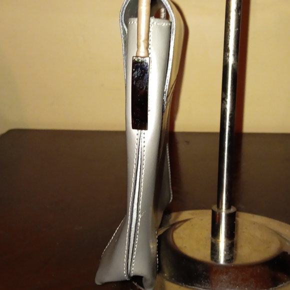 FRANCESCO BIASIA SILVER PVC CROSSBODY - Picture 4 of 8